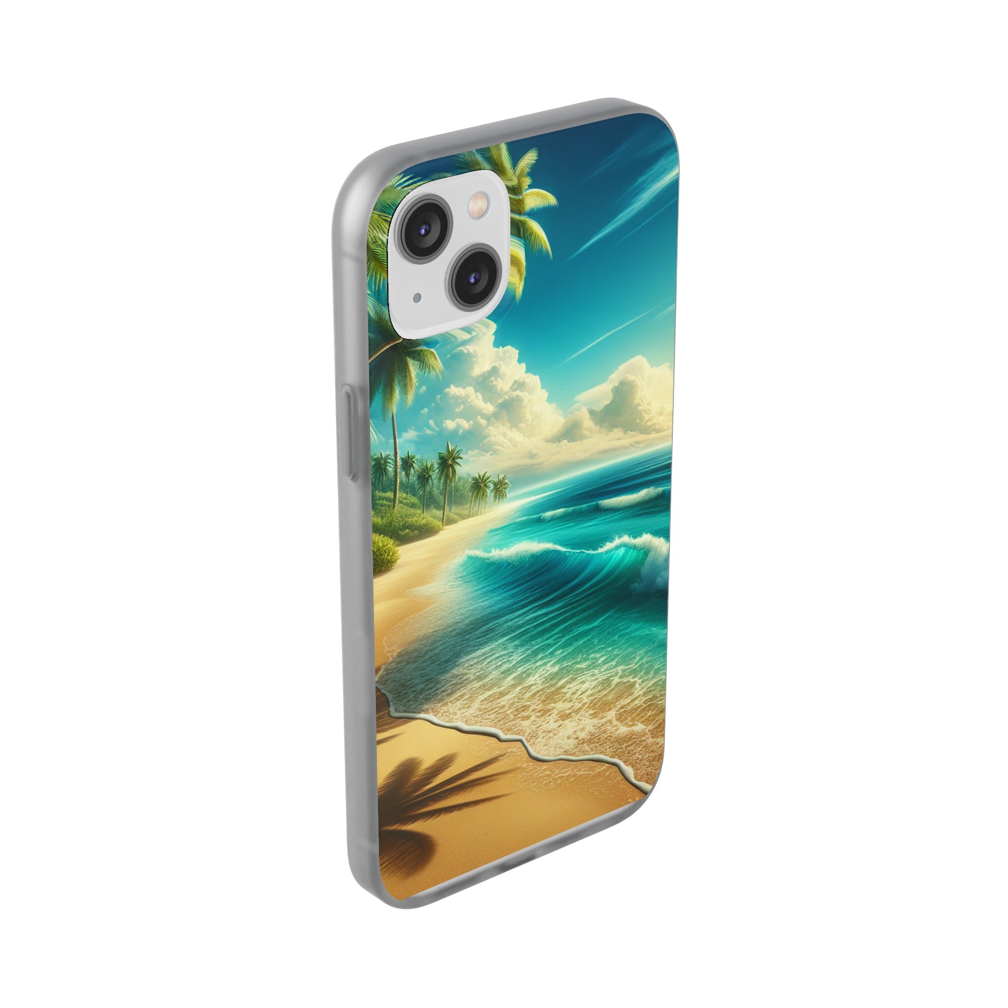 Strandparadies Handy Cover - Für iPhone & Samsung, Tauche ein in die Wellen - Die Inspiration für einen baldigen Urlaub