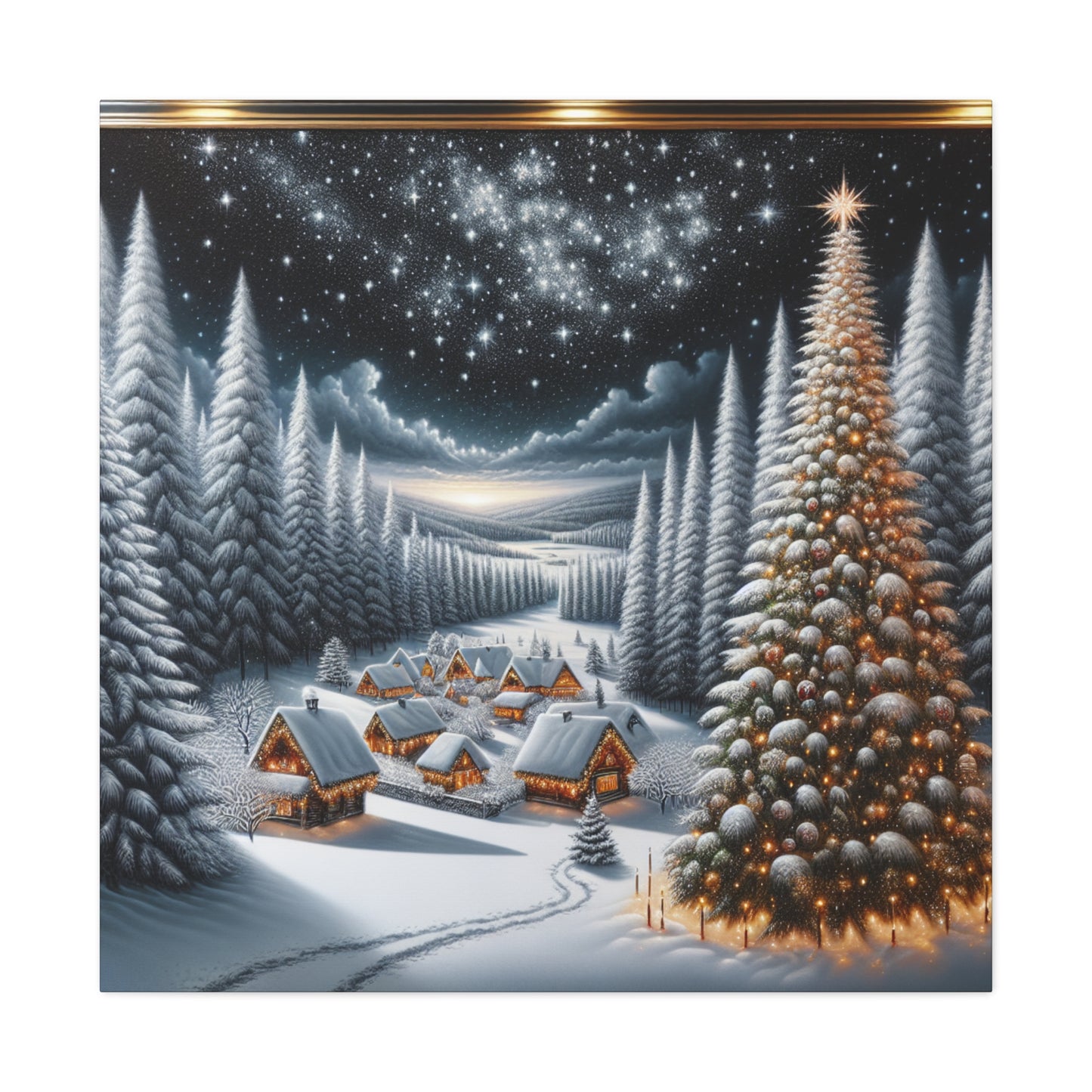 Winter Wonderland Theodore Monetson -Canvas -Wandgemälde
