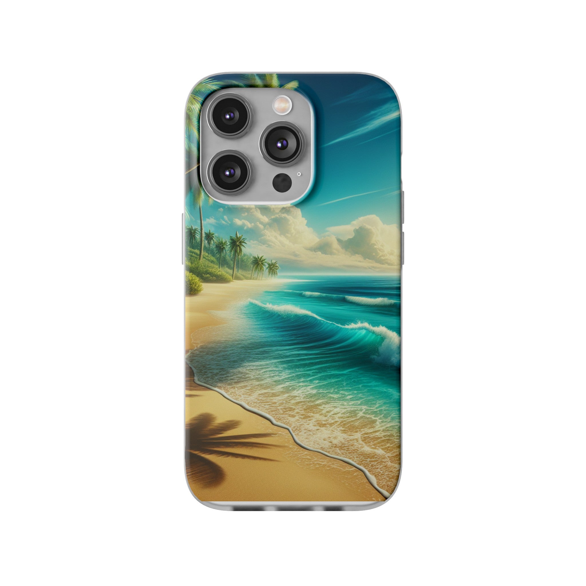 Strandparadies Handy Cover - Für iPhone & Samsung, Tauche ein in die Wellen - Die Inspiration für einen baldigen Urlaub