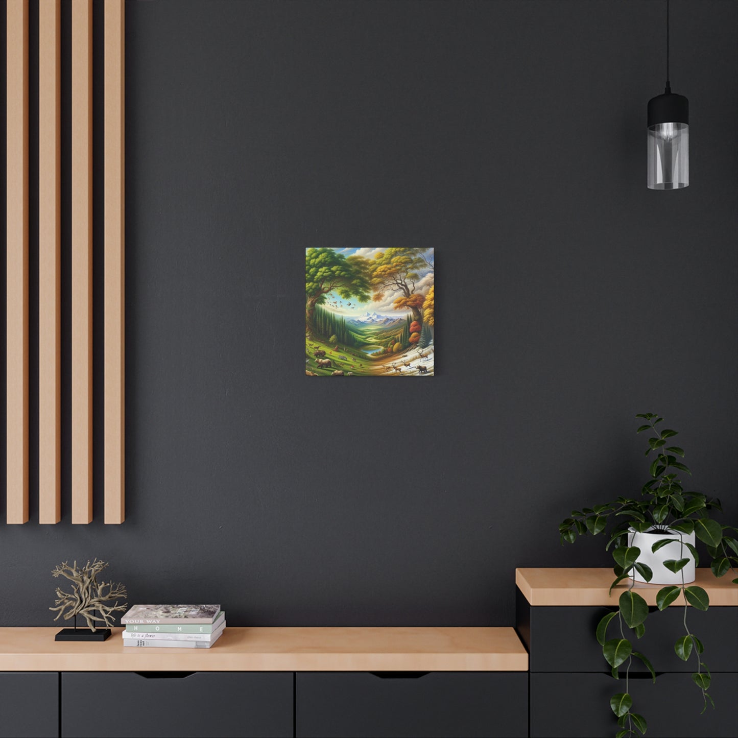 Der Wald lebt  von Sebastian Vermeer Gould    -Canvas -Wandgemälde