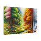 Tiere des Waldes von Benedict Rousseau Monet     -Canvas -Wandgemälde