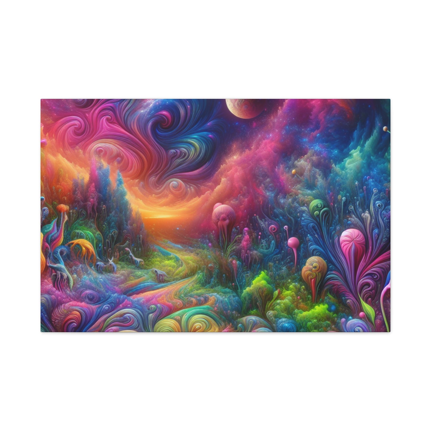 Wandgemälde von Theodore Auburnbrush   -Canvas-   -Trippy Painting-