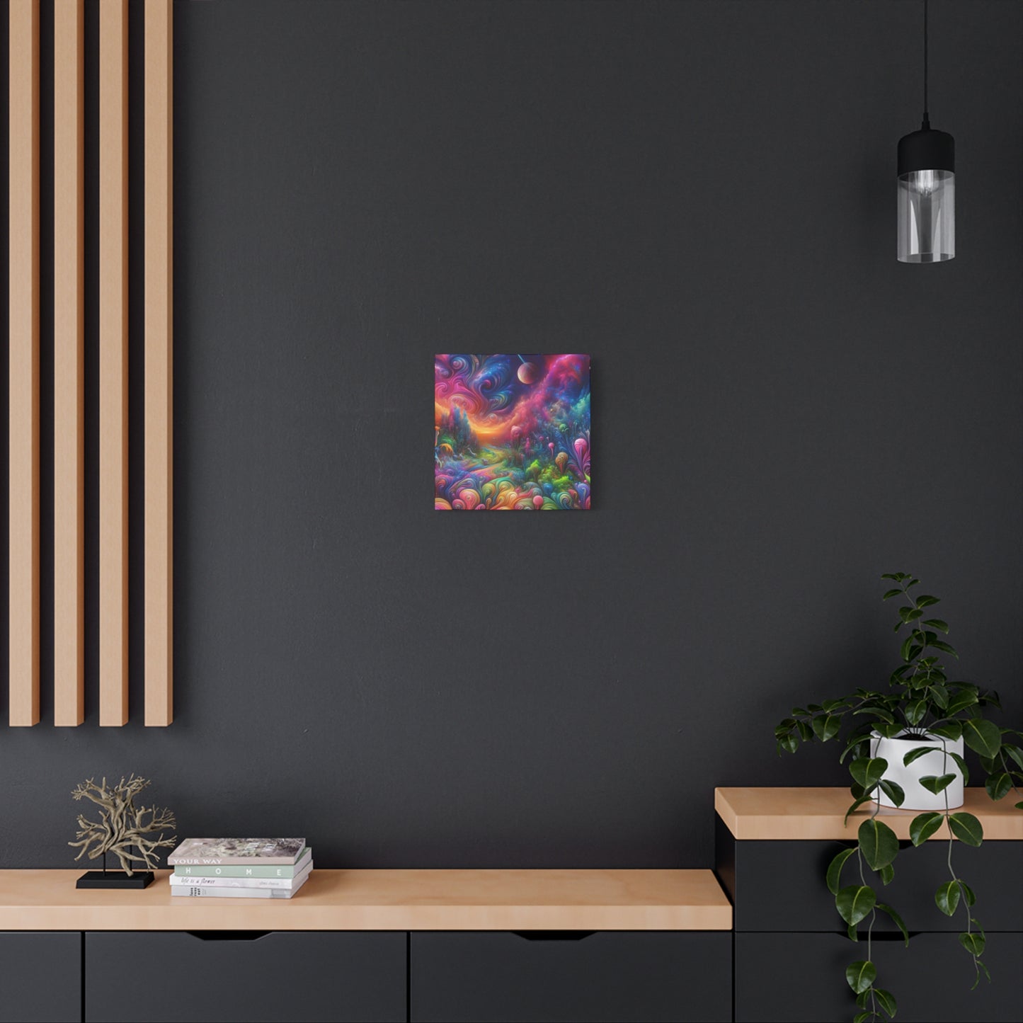 Wandgemälde von Theodore Auburnbrush   -Canvas-   -Trippy Painting-
