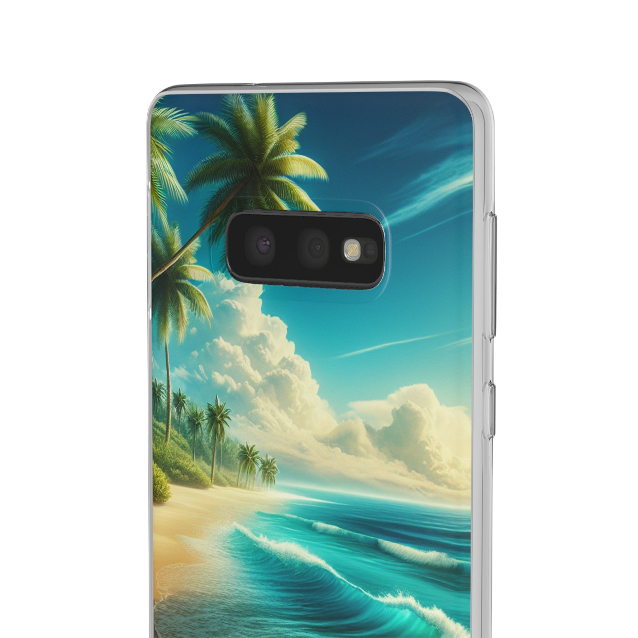 Strandparadies Handy Cover - Für iPhone & Samsung, Tauche ein in die Wellen - Die Inspiration für einen baldigen Urlaub