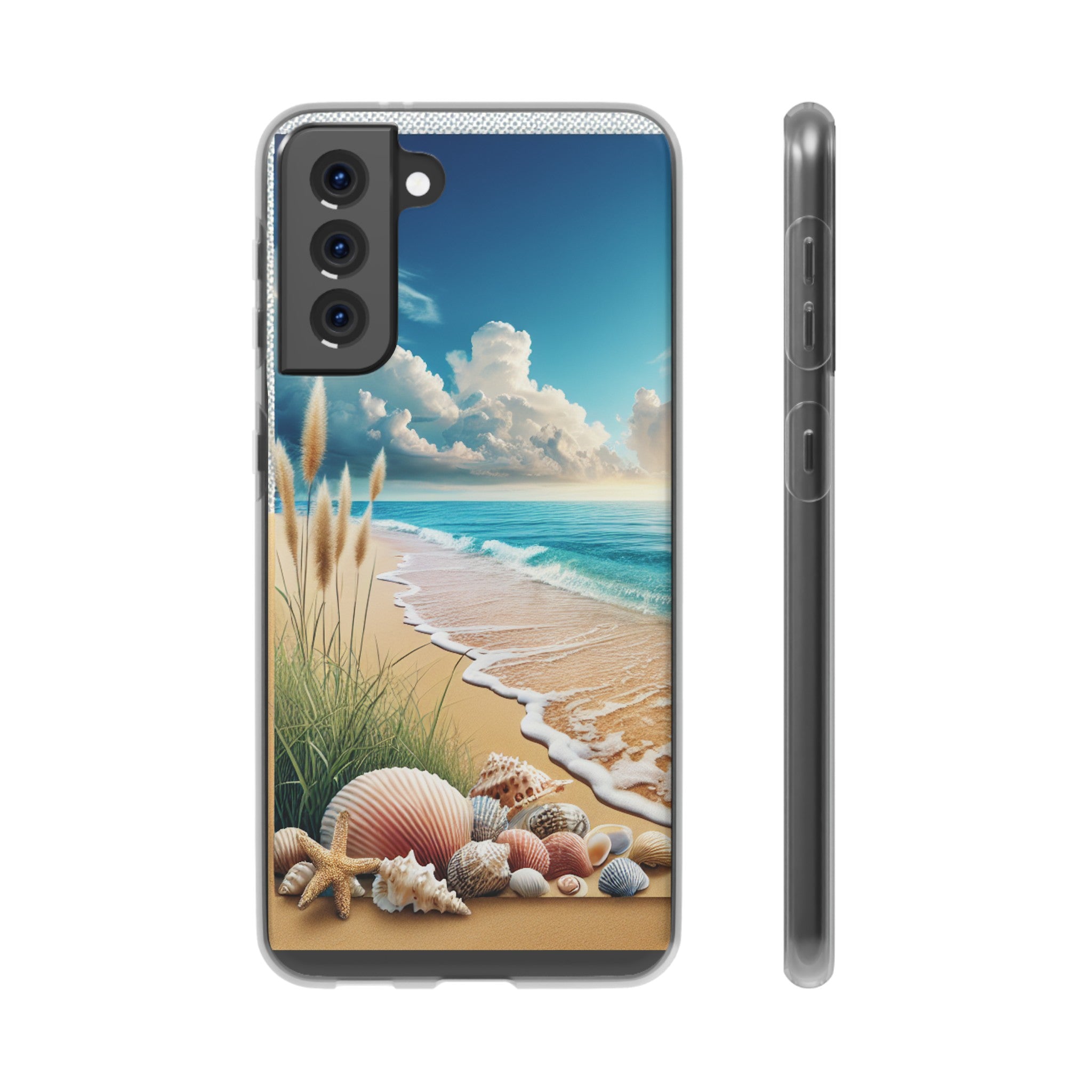 Strandparadies Handy Cover - Für iPhone & Samsung, Tauche ein in die Wellen - Die Inspiration für einen baldigen Urlaub