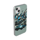 High-Speed Elegance: Sleek Futurism Car-Themed Handy - Cover