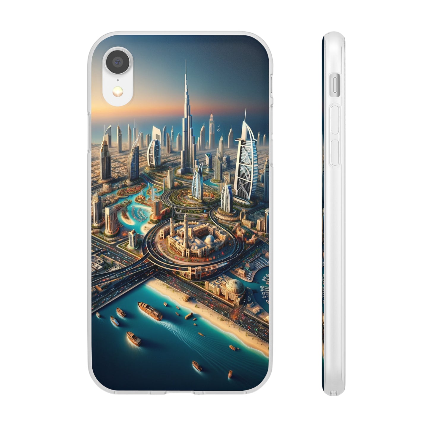 Dubai Dreams: Dein Handy-Cover in luxuriösem Glanz mit dem Design der Wahrzeichen Dubais wie z.B. Burj Khalifa oder dem Burj al Arab!