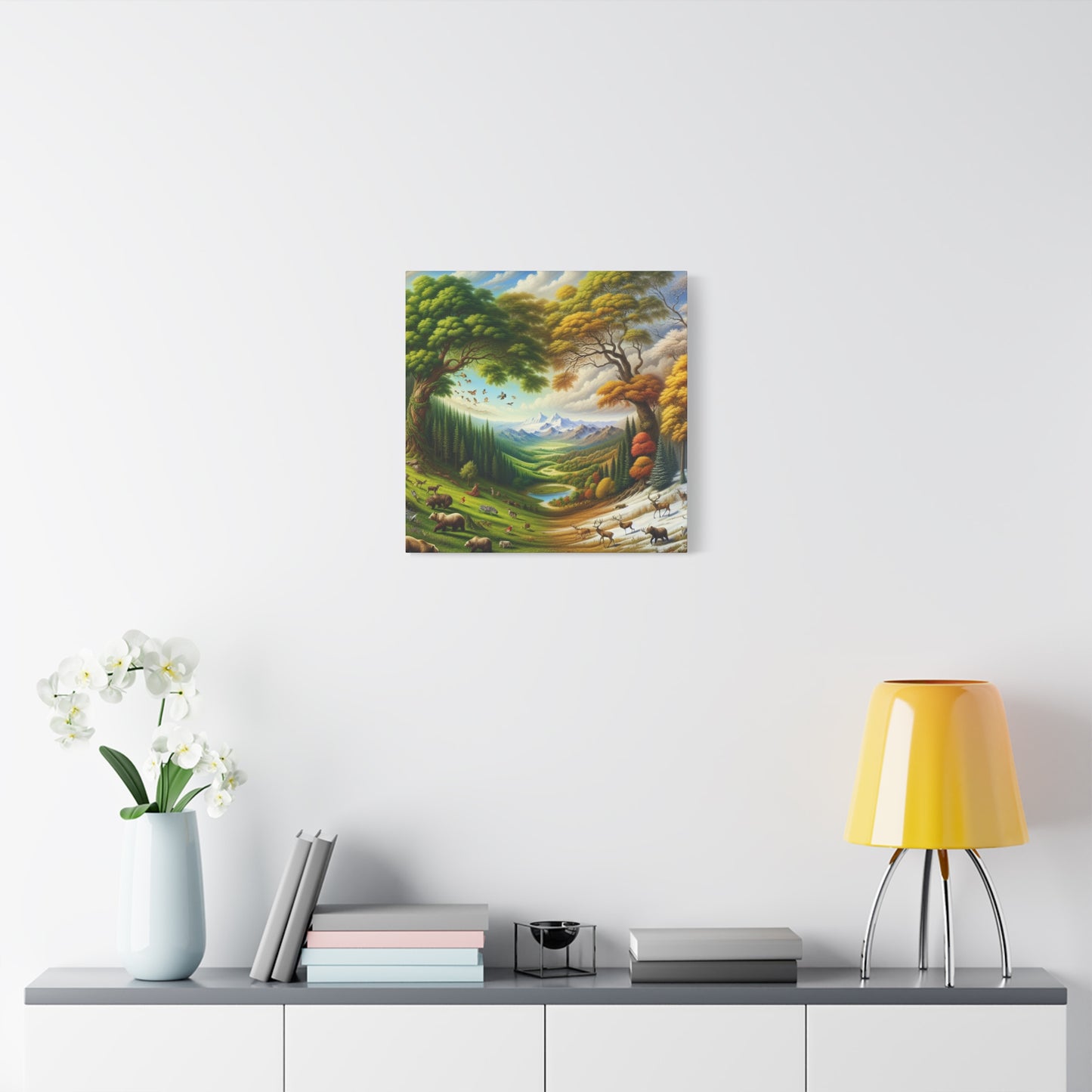 Der Wald lebt  von Sebastian Vermeer Gould    -Canvas -Wandgemälde