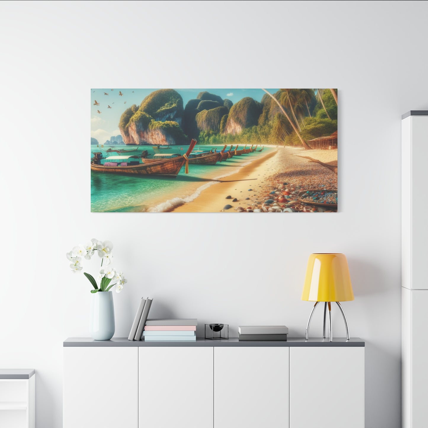 Entdecke die Schönheit Thailands: Atemberaubende Strand- und Meereslandschaften für Dein Zuhause    - Canvas  - Wandbild