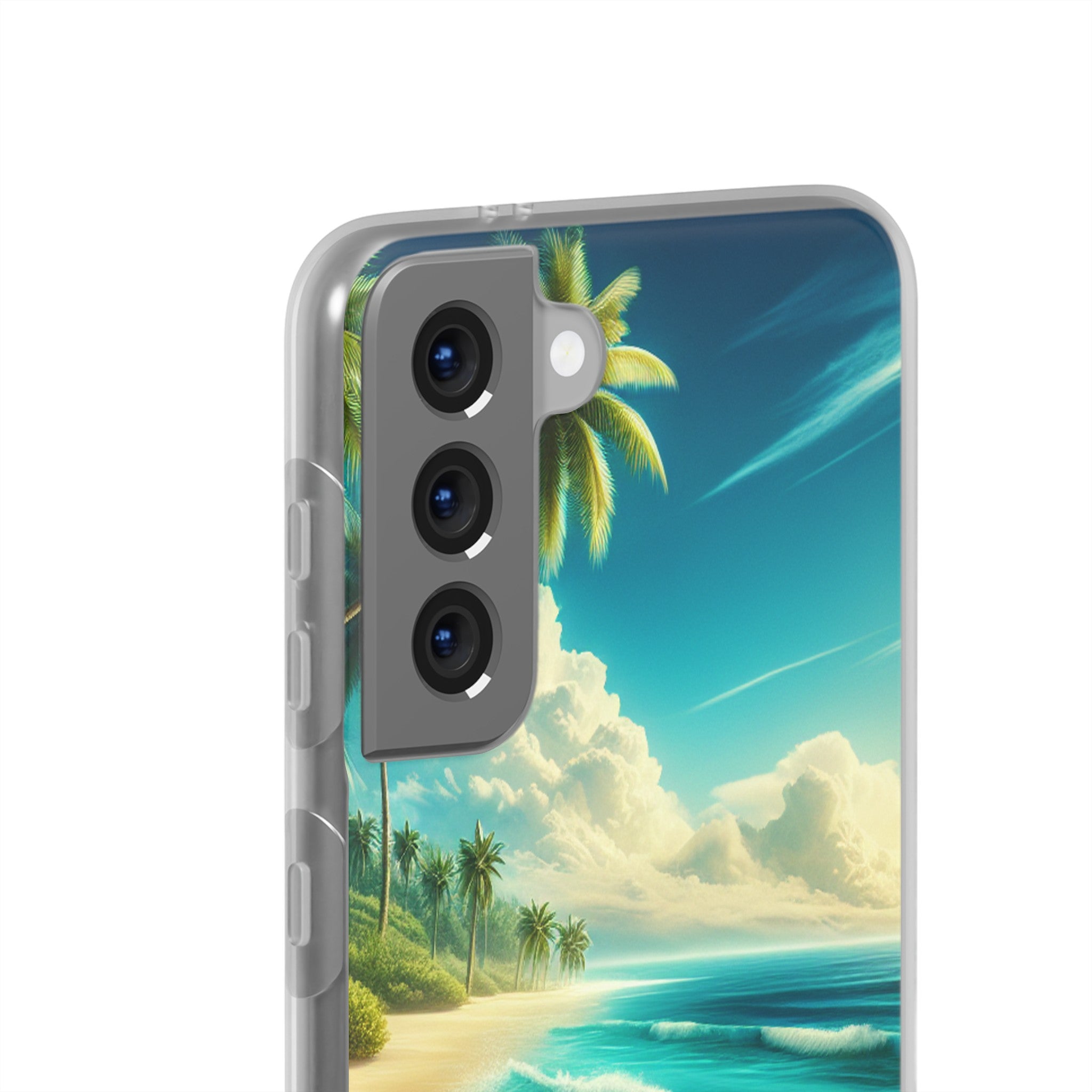 Strandparadies Handy Cover - Für iPhone & Samsung, Tauche ein in die Wellen - Die Inspiration für einen baldigen Urlaub