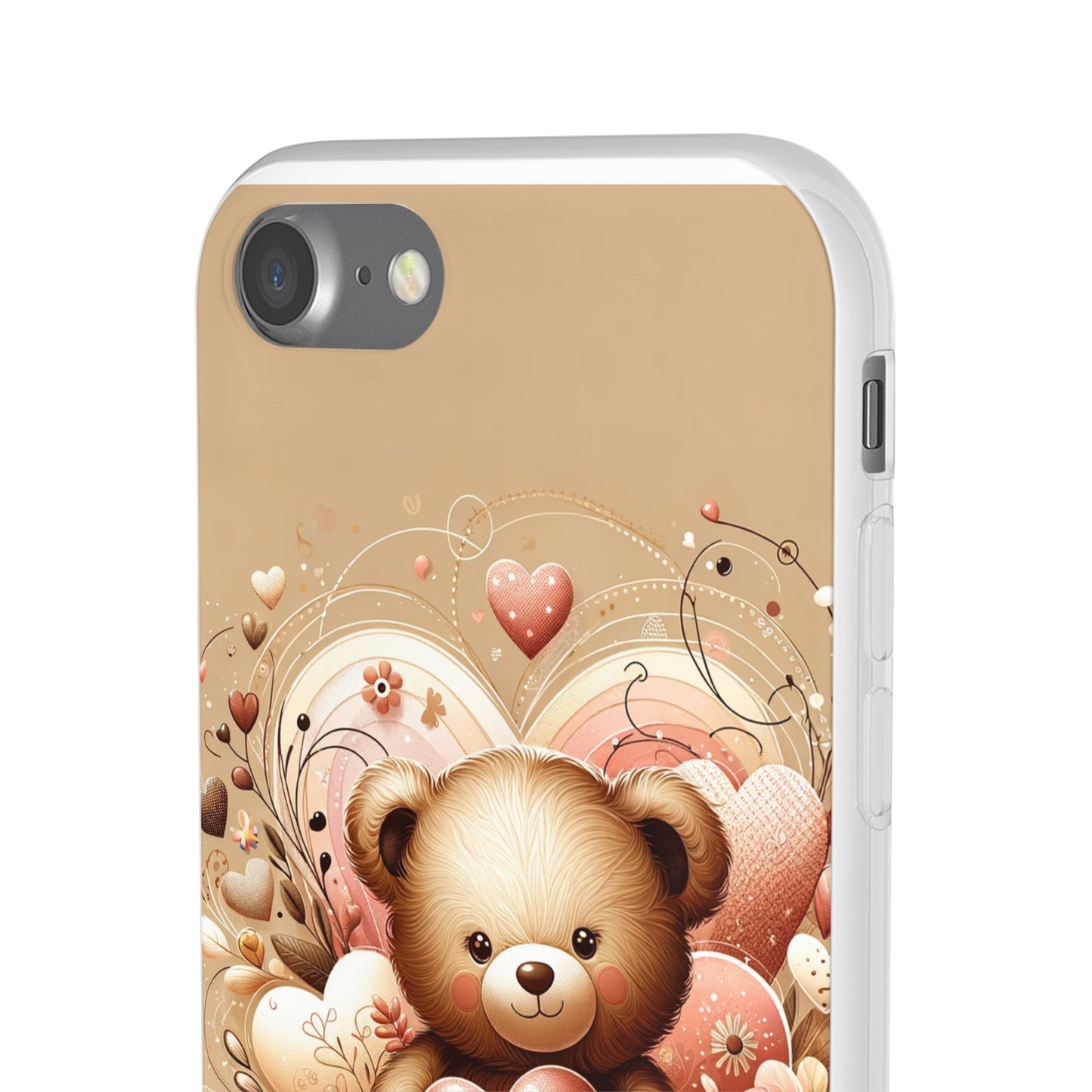 Herzenswärme: Niedlicher Teddybär mit Liebe Handy-Cover   -für verliebte und die es werden möchten