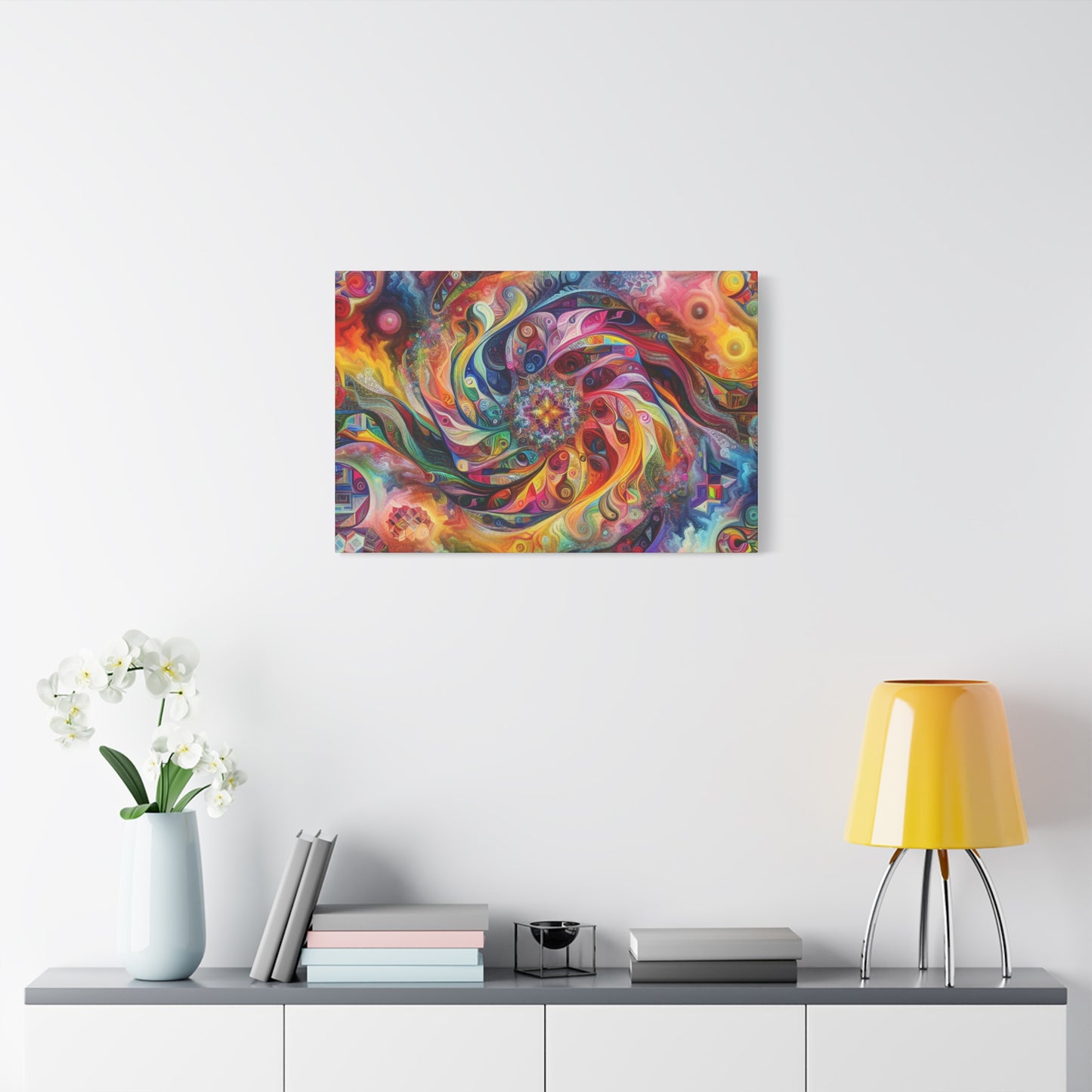 Bunte Spirale von Alabaster Fenton Fields    -Canvas -Wandgemälde