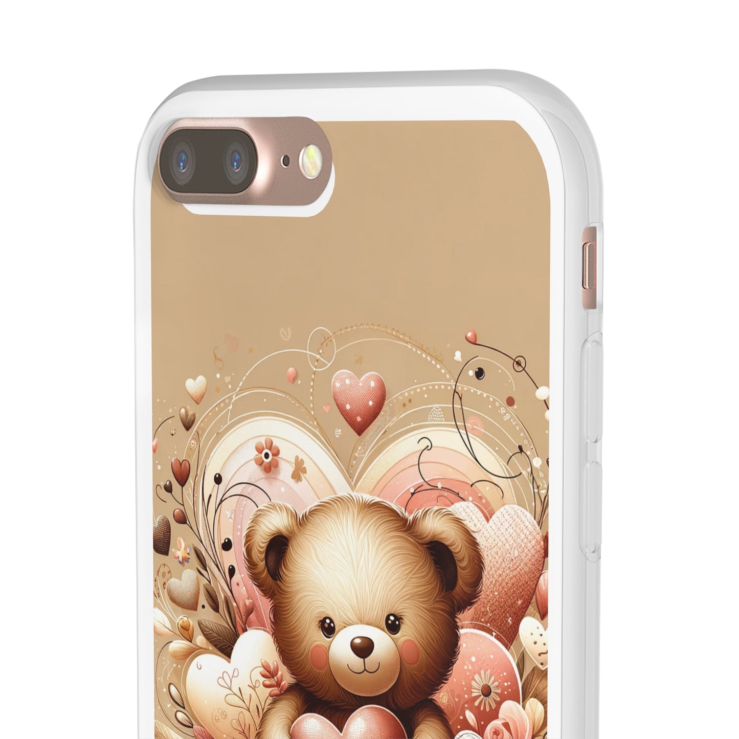 Herzenswärme: Niedlicher Teddybär mit Liebe Handy-Cover   -für verliebte und die es werden möchten