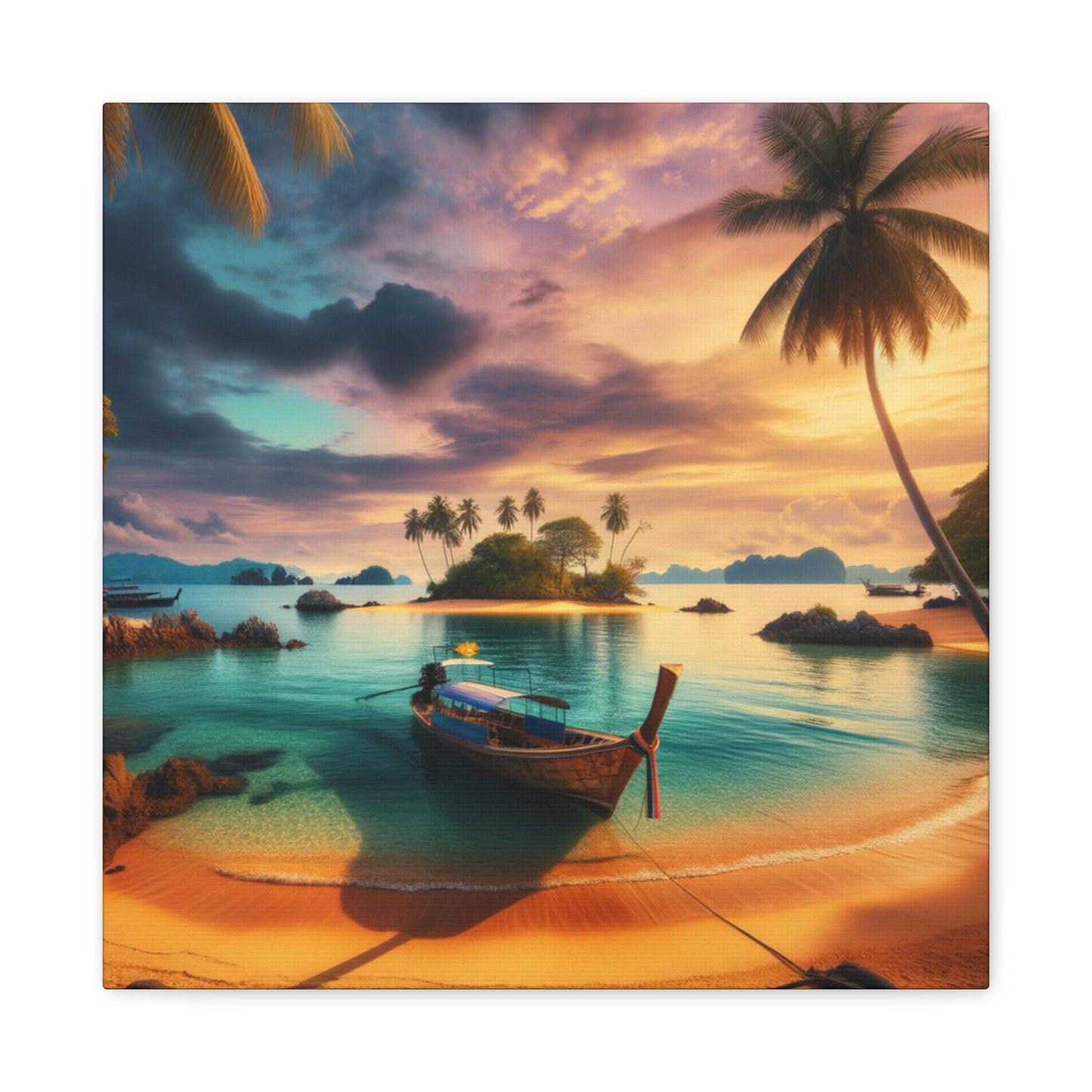 Entdecke die Schönheit Thailands: Atemberaubende Strand- und Meereslandschaften für Dein Zuhause       - Canvas  - Wandbild