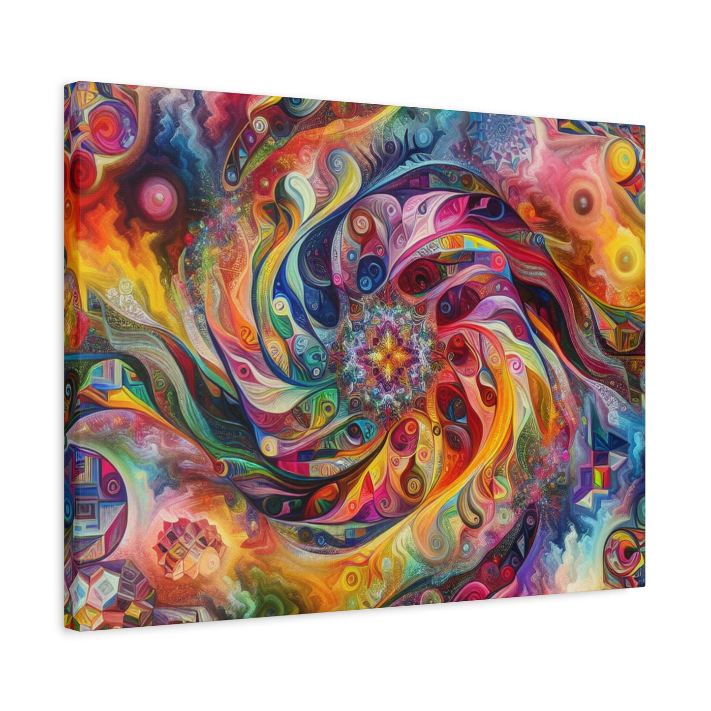Bunte Spirale von Alabaster Fenton Fields    -Canvas -Wandgemälde