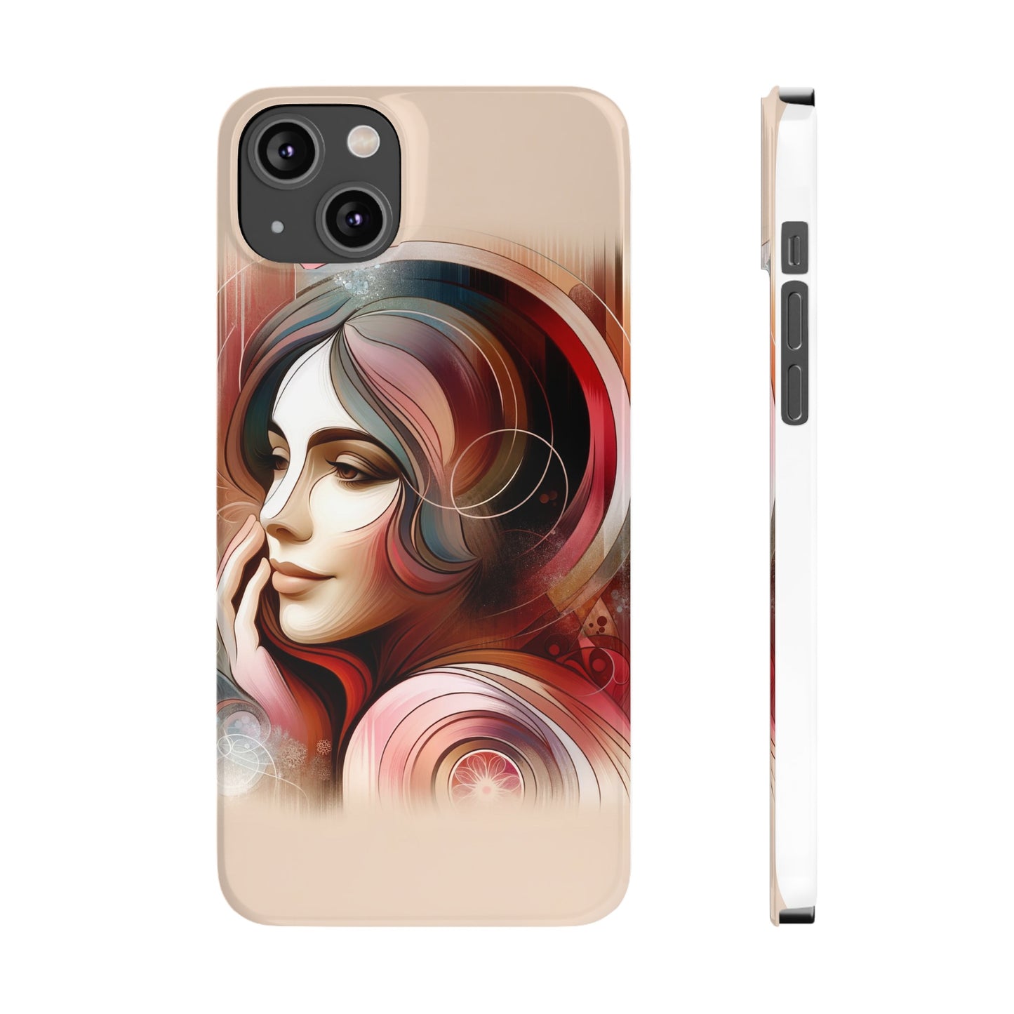 Herzensflüstern: Verzauberte Liebesmuse Handy - Cover - eine verliebte Frau