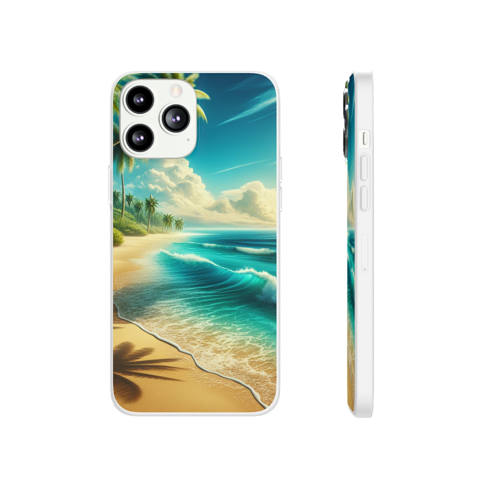 Strandparadies Handy Cover - Für iPhone & Samsung, Tauche ein in die Wellen - Die Inspiration für einen baldigen Urlaub