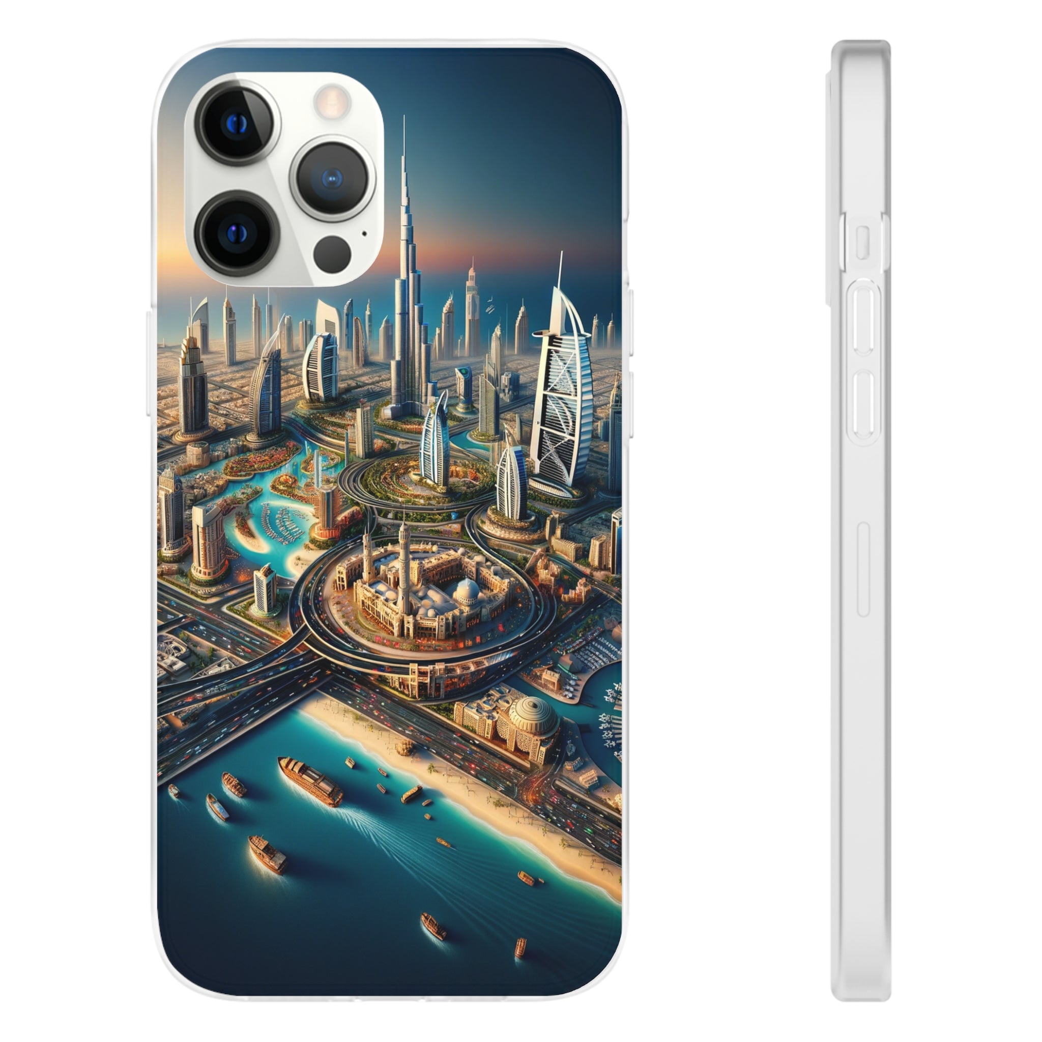 Dubai Dreams: Dein Handy-Cover in luxuriösem Glanz mit dem Design der Wahrzeichen Dubais wie z.B. Burj Khalifa oder dem Burj al Arab!