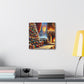 Christmas is coming von "Sebastian Delacroix"   -Canvas -Wandgemälde