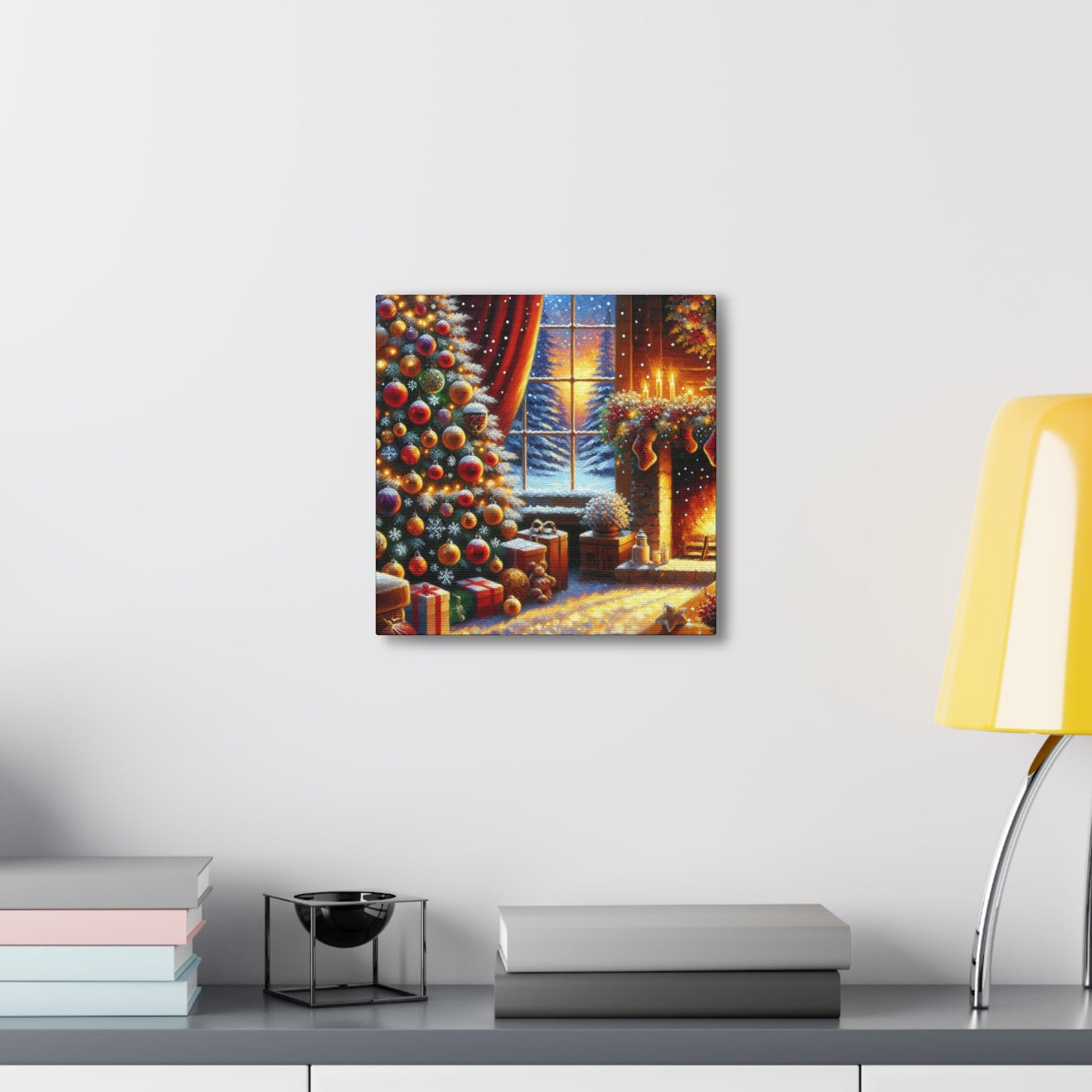 Christmas is coming von "Sebastian Delacroix"   -Canvas -Wandgemälde