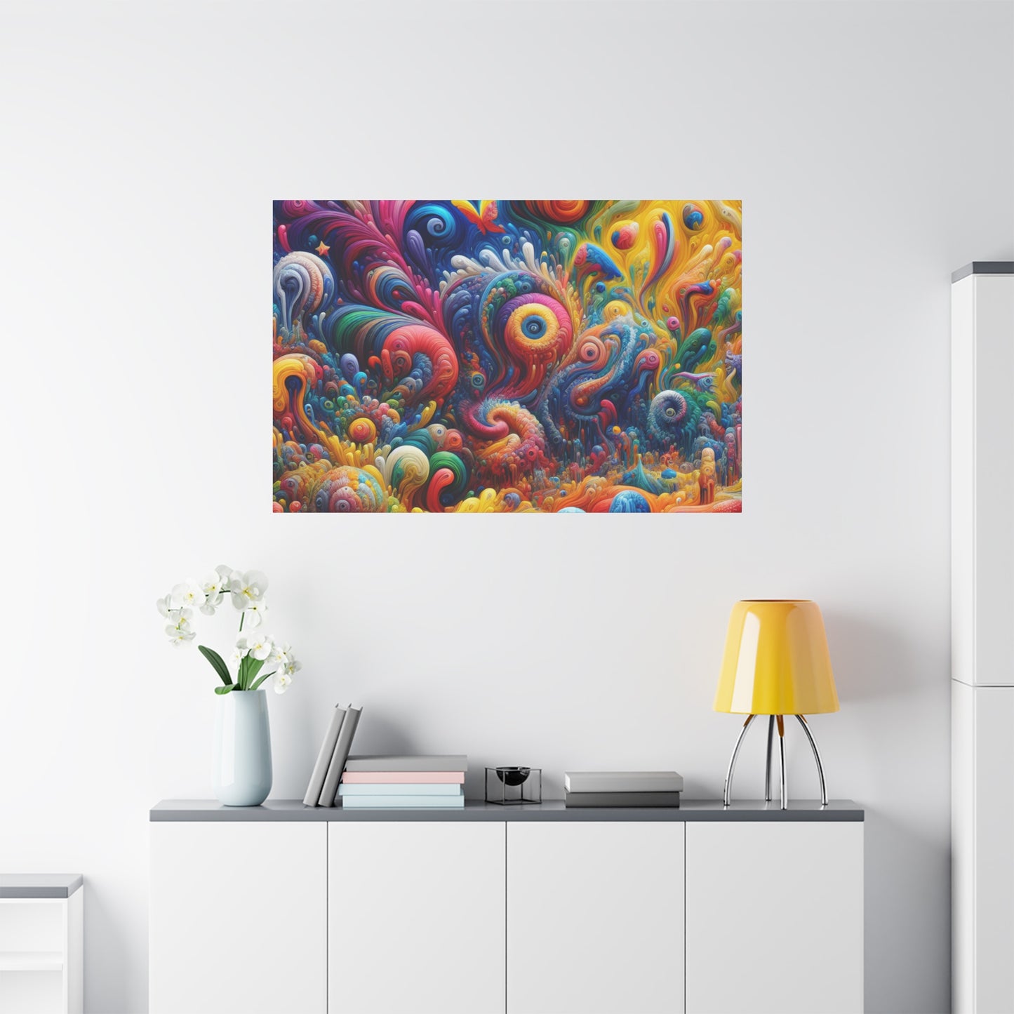 Bunter Meeresgrund von Sebastian Castellucci   -Canvas