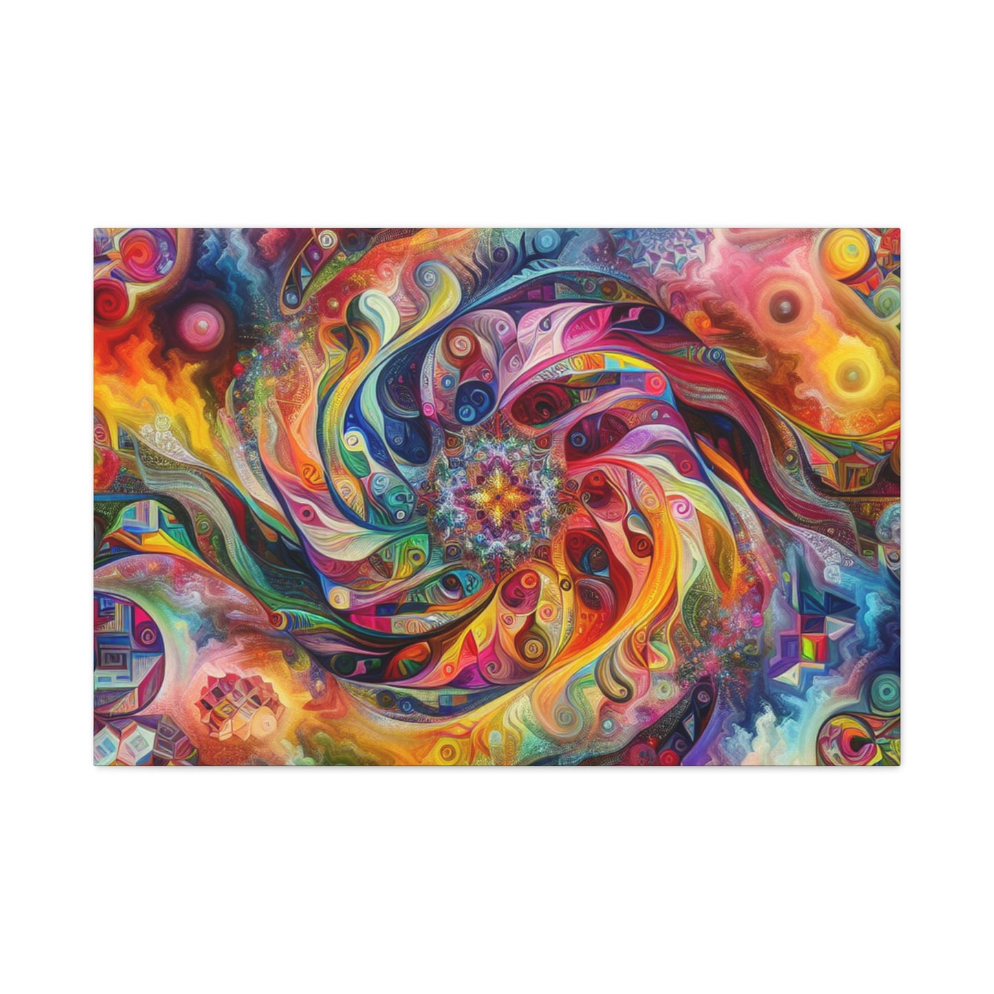 Bunte Spirale von Alabaster Fenton Fields    -Canvas -Wandgemälde