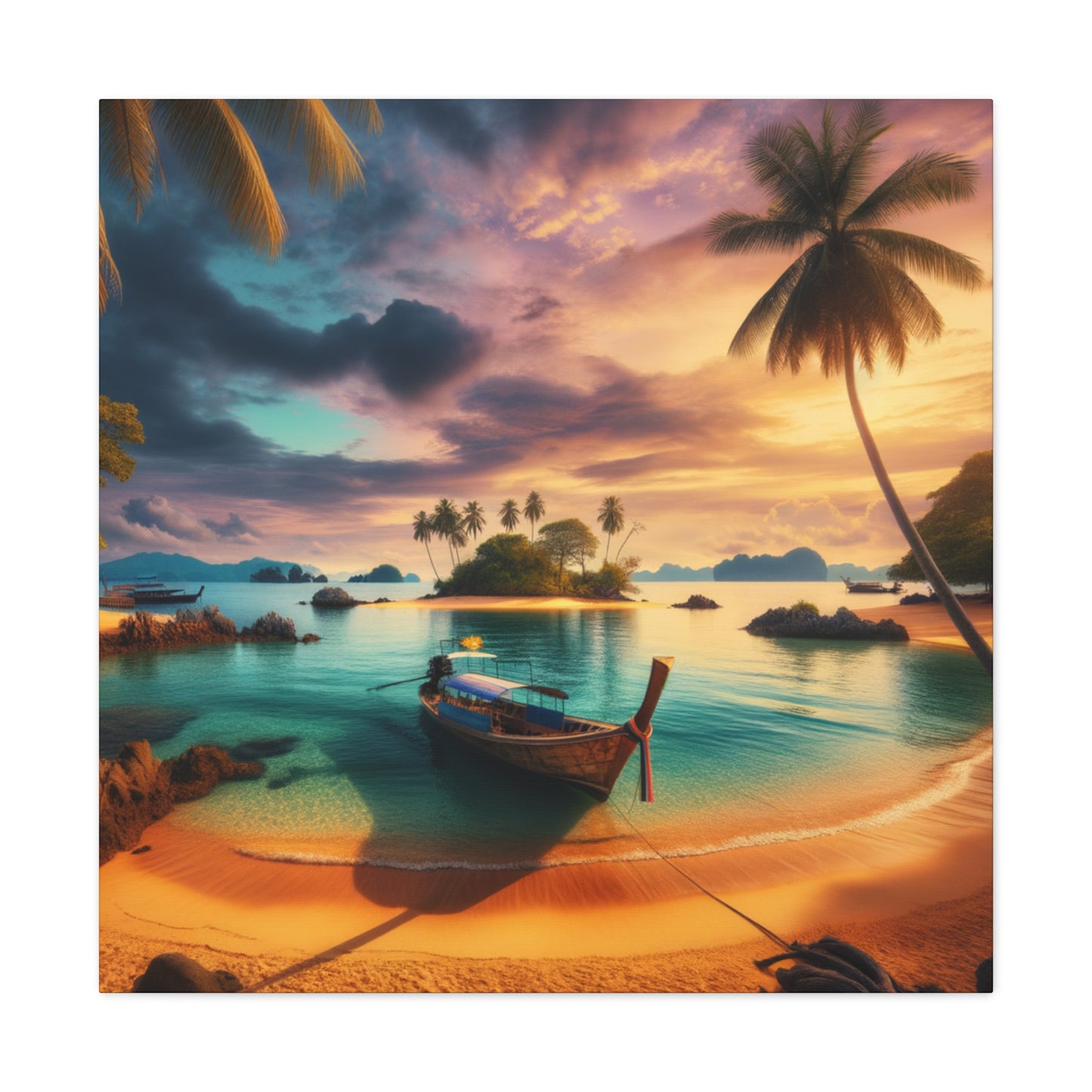 Entdecke die Schönheit Thailands: Atemberaubende Strand- und Meereslandschaften für Dein Zuhause       - Canvas  - Wandbild