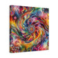 Bunte Spirale von Alabaster Fenton Fields    -Canvas -Wandgemälde