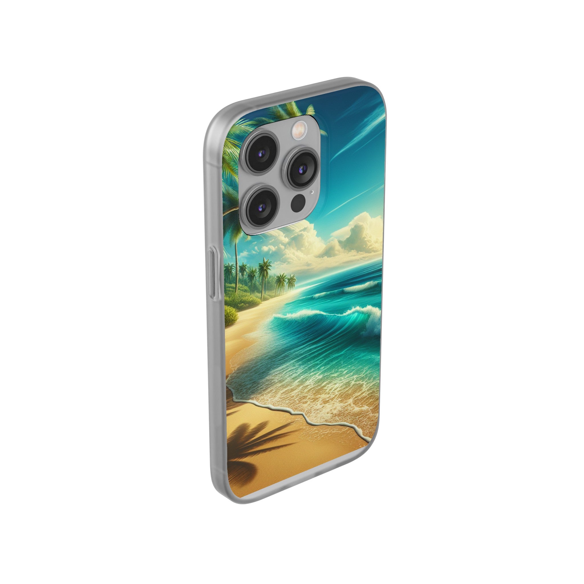 Strandparadies Handy Cover - Für iPhone & Samsung, Tauche ein in die Wellen - Die Inspiration für einen baldigen Urlaub