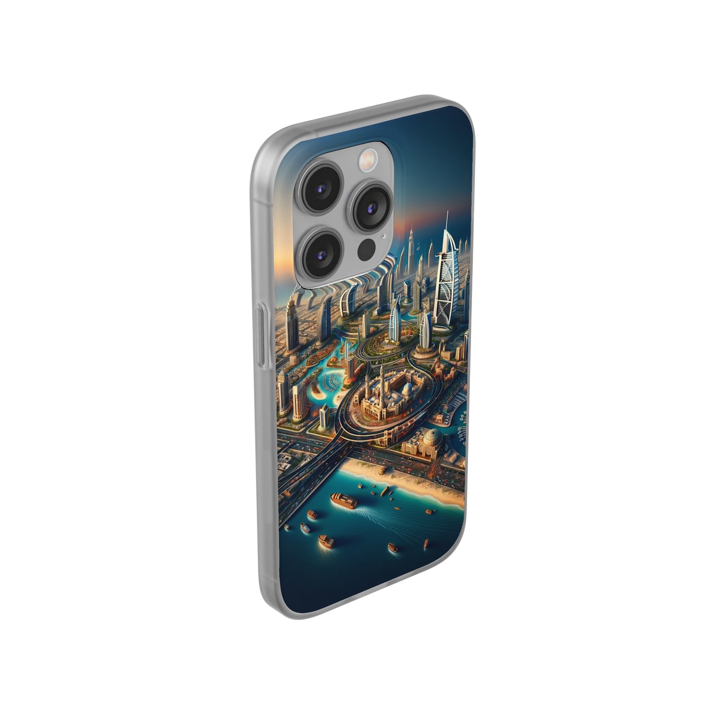 Dubai Dreams: Dein Handy-Cover in luxuriösem Glanz mit dem Design der Wahrzeichen Dubais wie z.B. Burj Khalifa oder dem Burj al Arab!