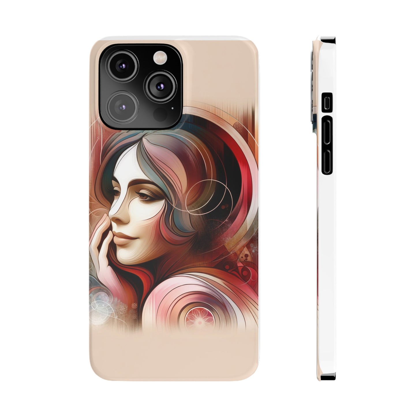 Herzensflüstern: Verzauberte Liebesmuse Handy - Cover - eine verliebte Frau