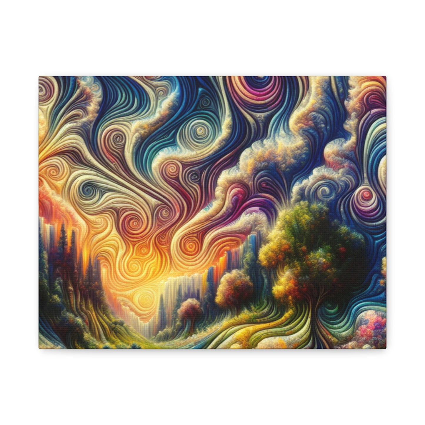 bebender Himmel von Edgar Bellefontaine    -Canvas -Wandgemälde