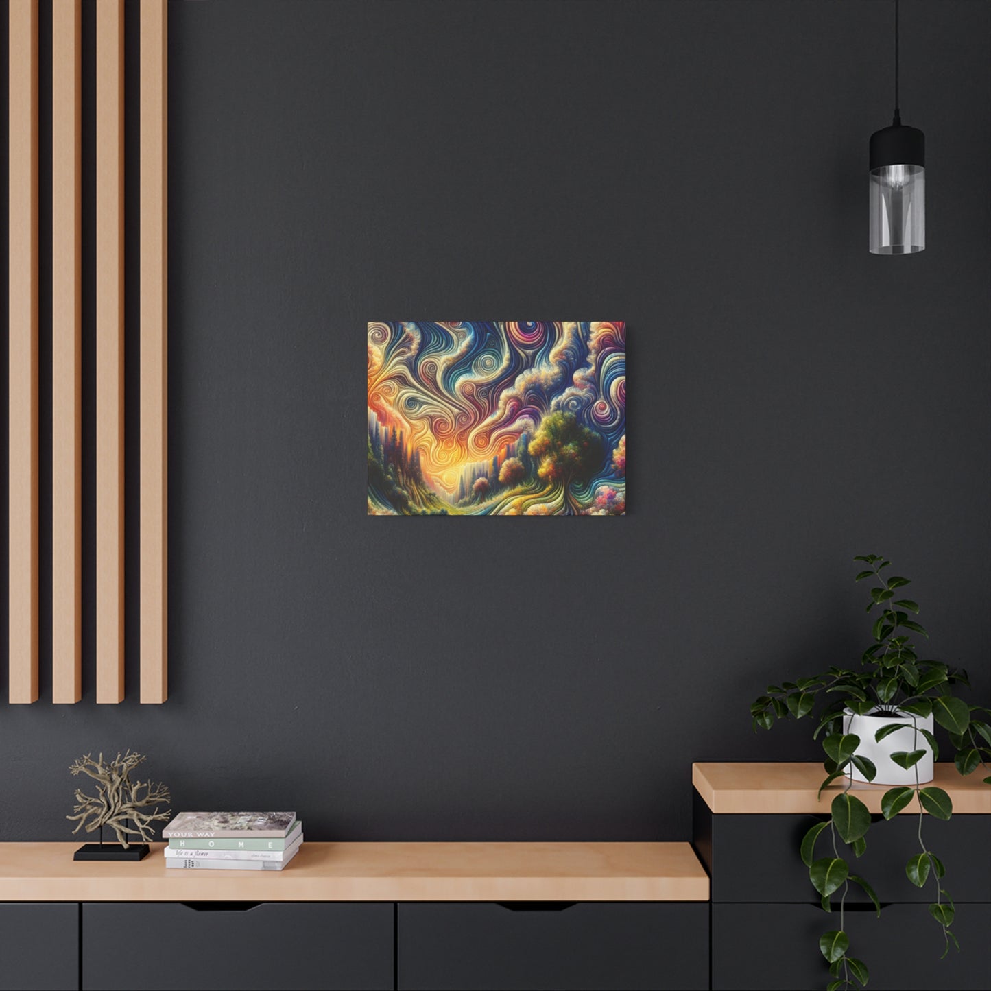 bebender Himmel von Edgar Bellefontaine    -Canvas -Wandgemälde