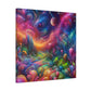 Wandgemälde von Theodore Auburnbrush   -Canvas-   -Trippy Painting-