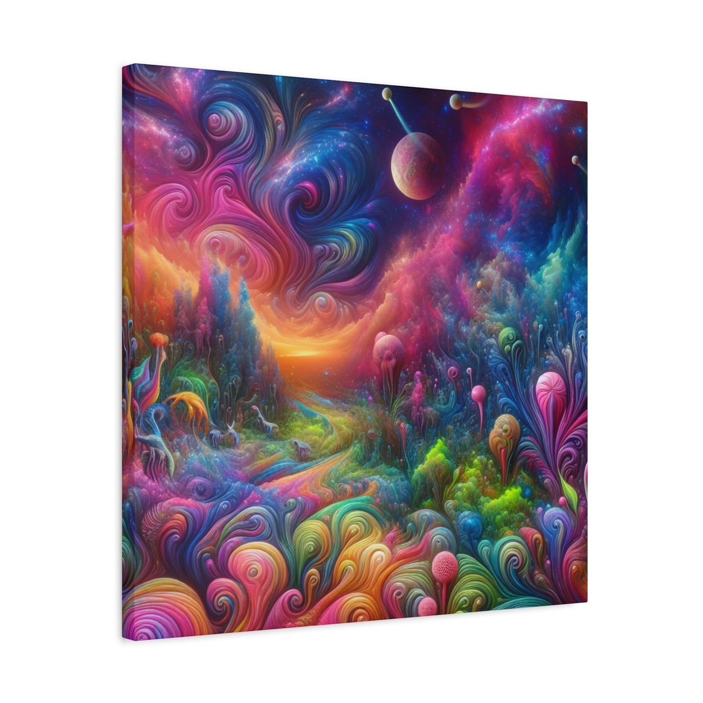 Wandgemälde von Theodore Auburnbrush   -Canvas-   -Trippy Painting-