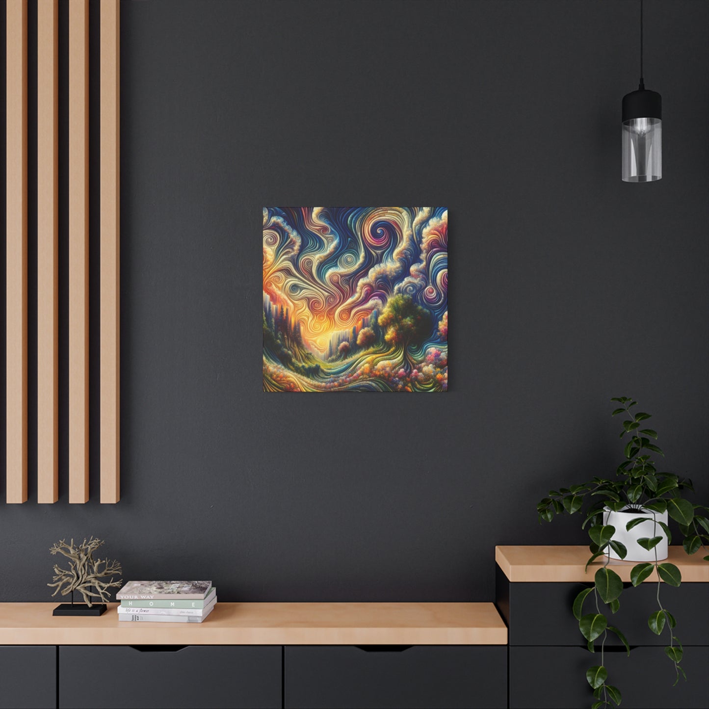 bebender Himmel von Edgar Bellefontaine    -Canvas -Wandgemälde