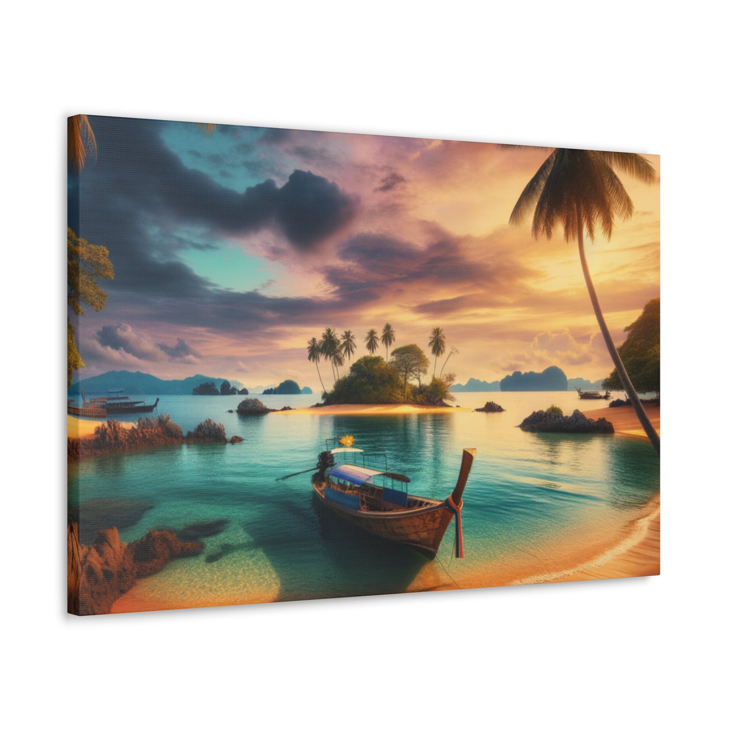 Entdecke die Schönheit Thailands: Atemberaubende Strand- und Meereslandschaften für Dein Zuhause       - Canvas  - Wandbild