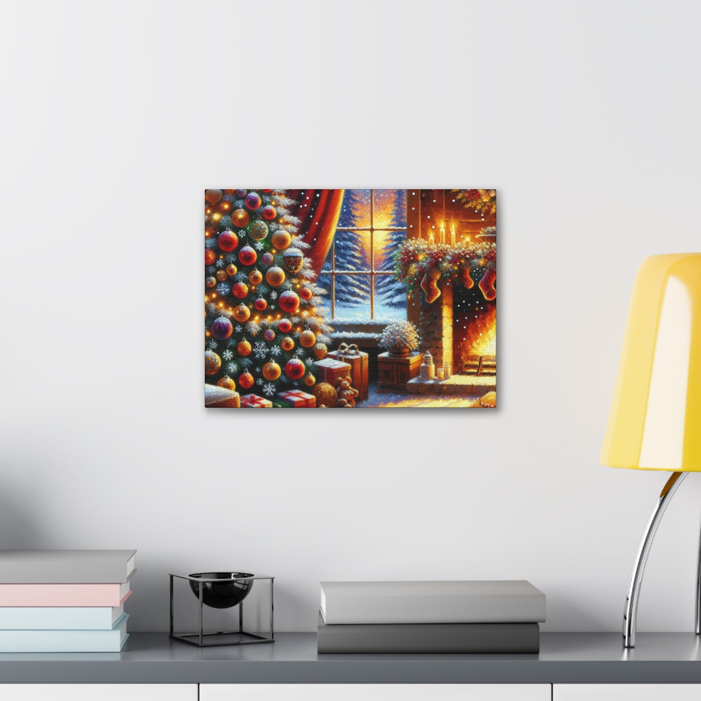 Christmas is coming von "Sebastian Delacroix"   -Canvas -Wandgemälde