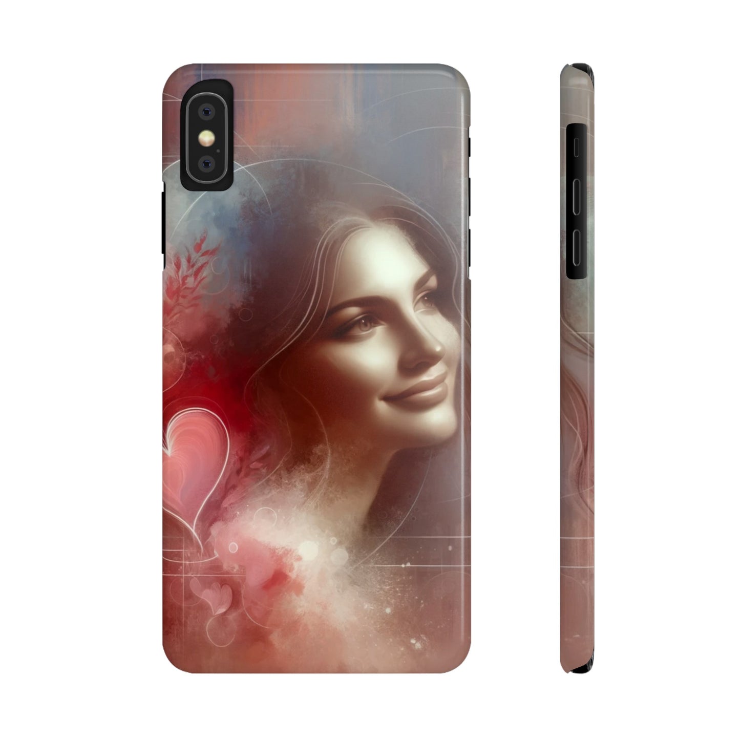 Herzensflüstern: Verzauberte Liebesmuse Handy - Cover - eine verliebte Frau