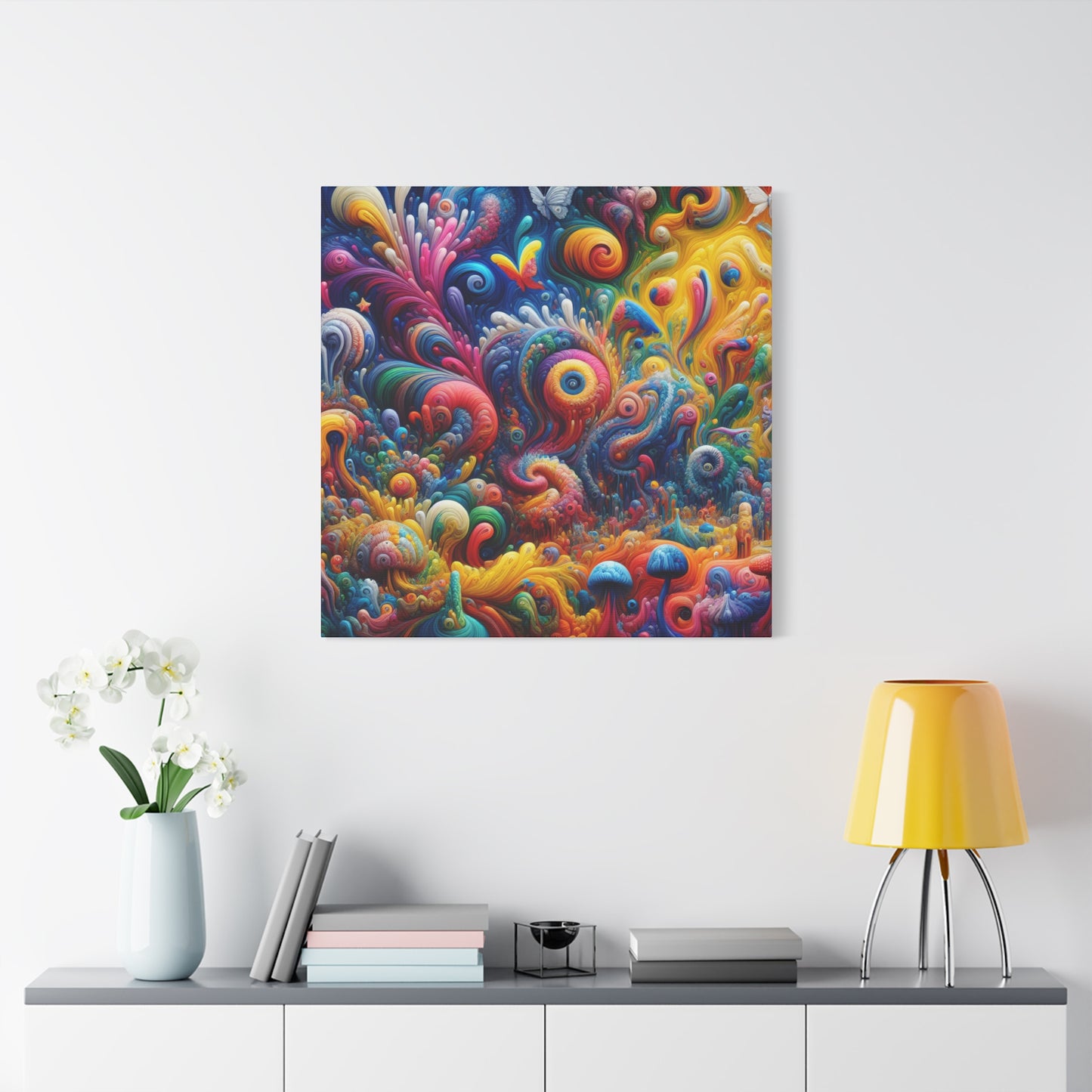 Bunter Meeresgrund von Sebastian Castellucci   -Canvas