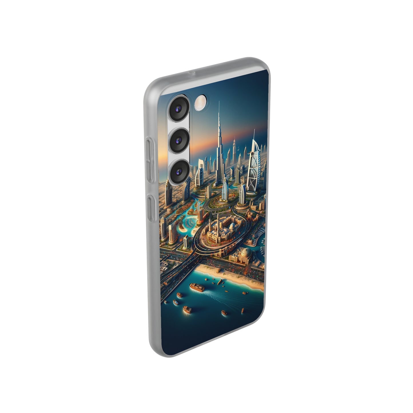 Dubai Dreams: Dein Handy-Cover in luxuriösem Glanz mit dem Design der Wahrzeichen Dubais wie z.B. Burj Khalifa oder dem Burj al Arab!
