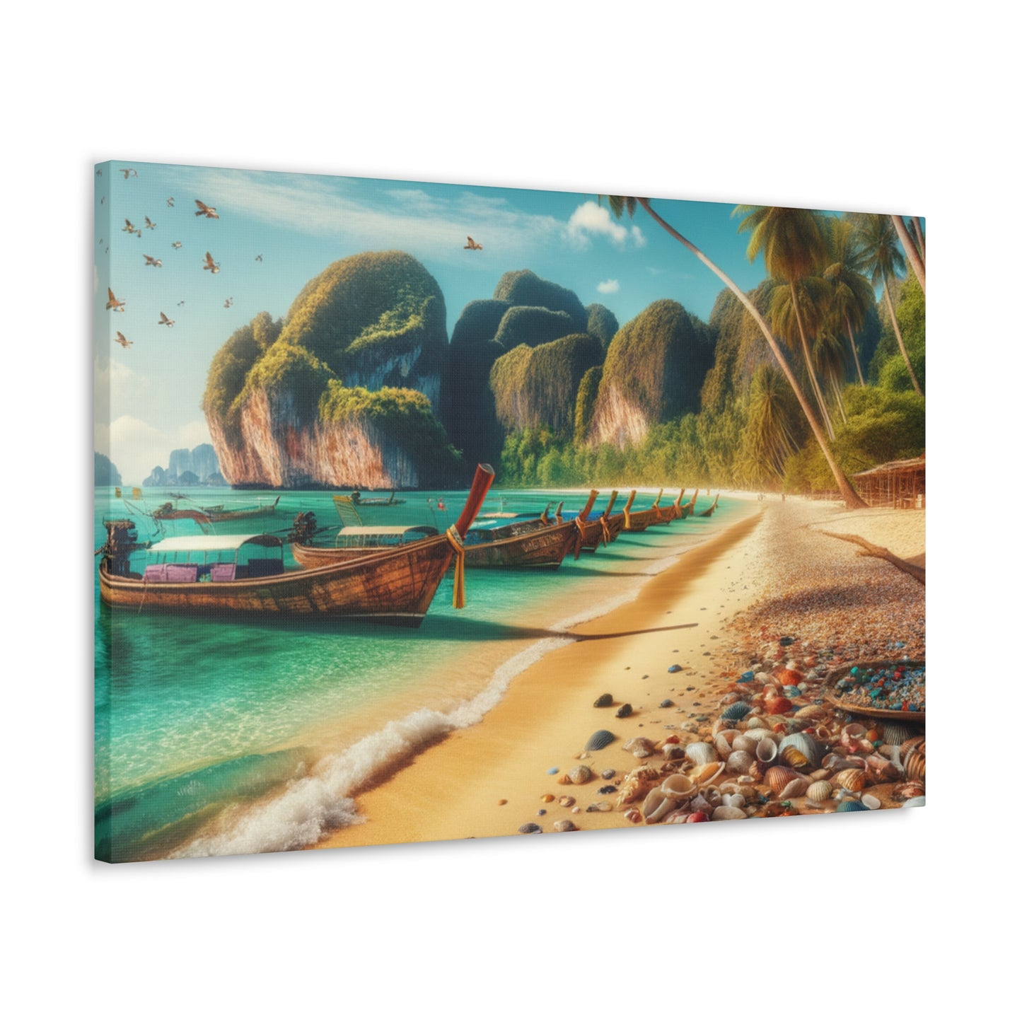 Entdecke die Schönheit Thailands: Atemberaubende Strand- und Meereslandschaften für Dein Zuhause    - Canvas  - Wandbild