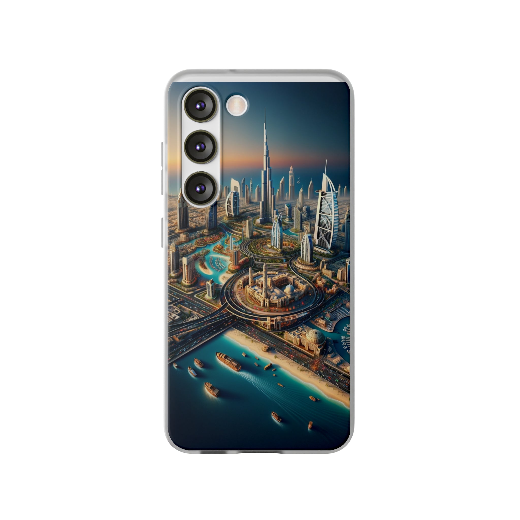 Dubai Dreams: Dein Handy-Cover in luxuriösem Glanz mit dem Design der Wahrzeichen Dubais wie z.B. Burj Khalifa oder dem Burj al Arab!