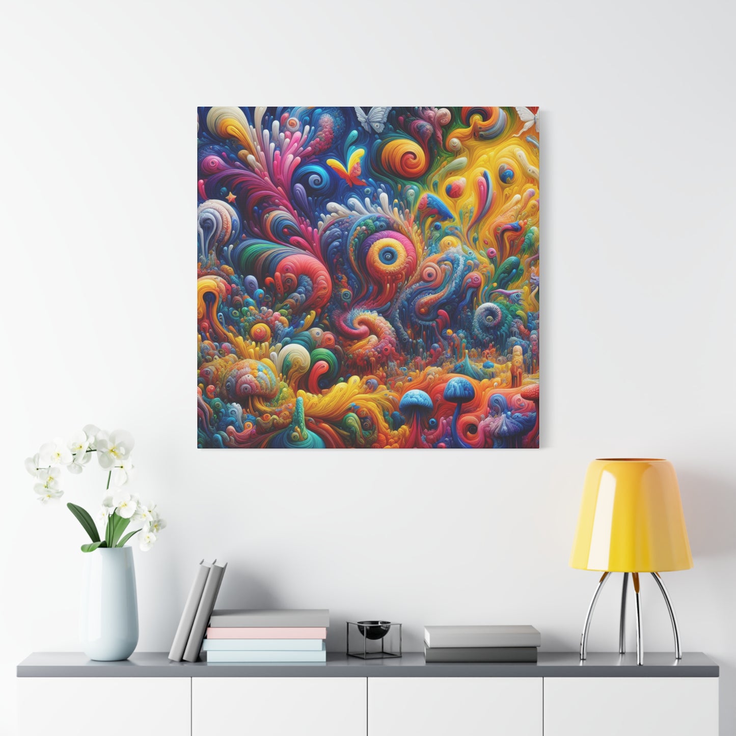 Bunter Meeresgrund von Sebastian Castellucci   -Canvas