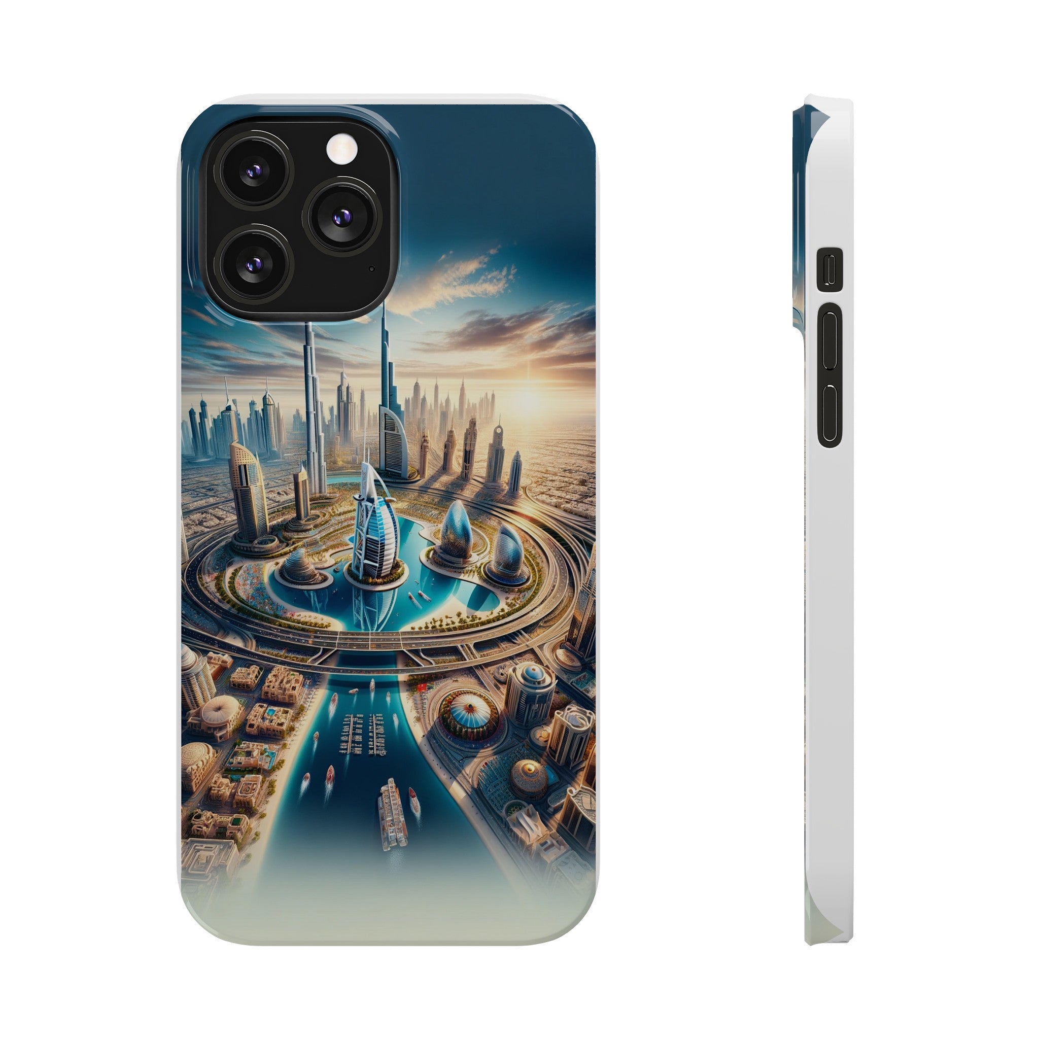 Dubai Dreams: Dein Handy-Cover in luxuriösem Glanz mit dem Design der Wahrzeichen Dubais wie z.B. Burj Khalifa oder dem Burj al Arab!