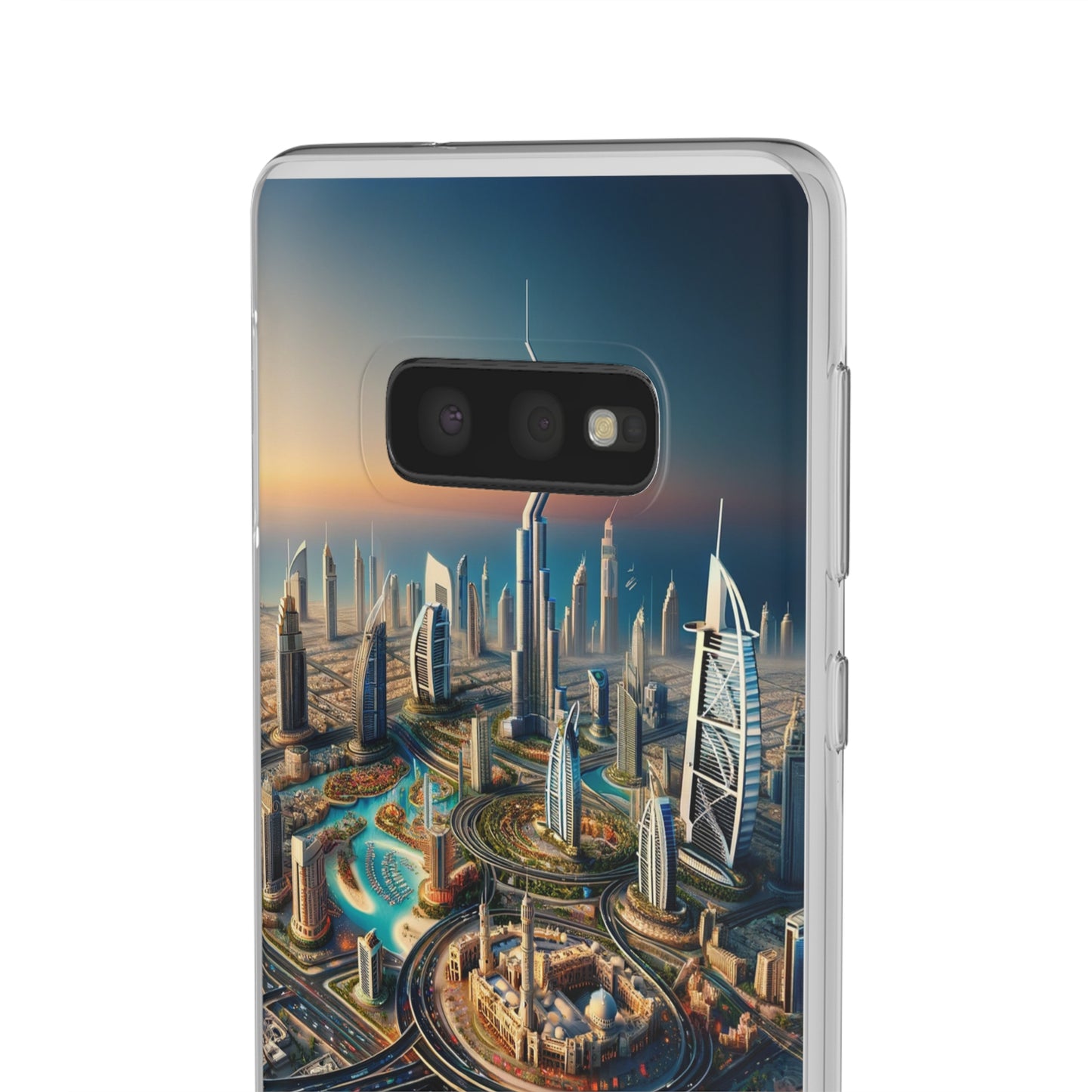 Dubai Dreams: Dein Handy-Cover in luxuriösem Glanz mit dem Design der Wahrzeichen Dubais wie z.B. Burj Khalifa oder dem Burj al Arab!