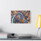 bunter Punk vonTheodore Vanborough Bloomfield     -Canvas
