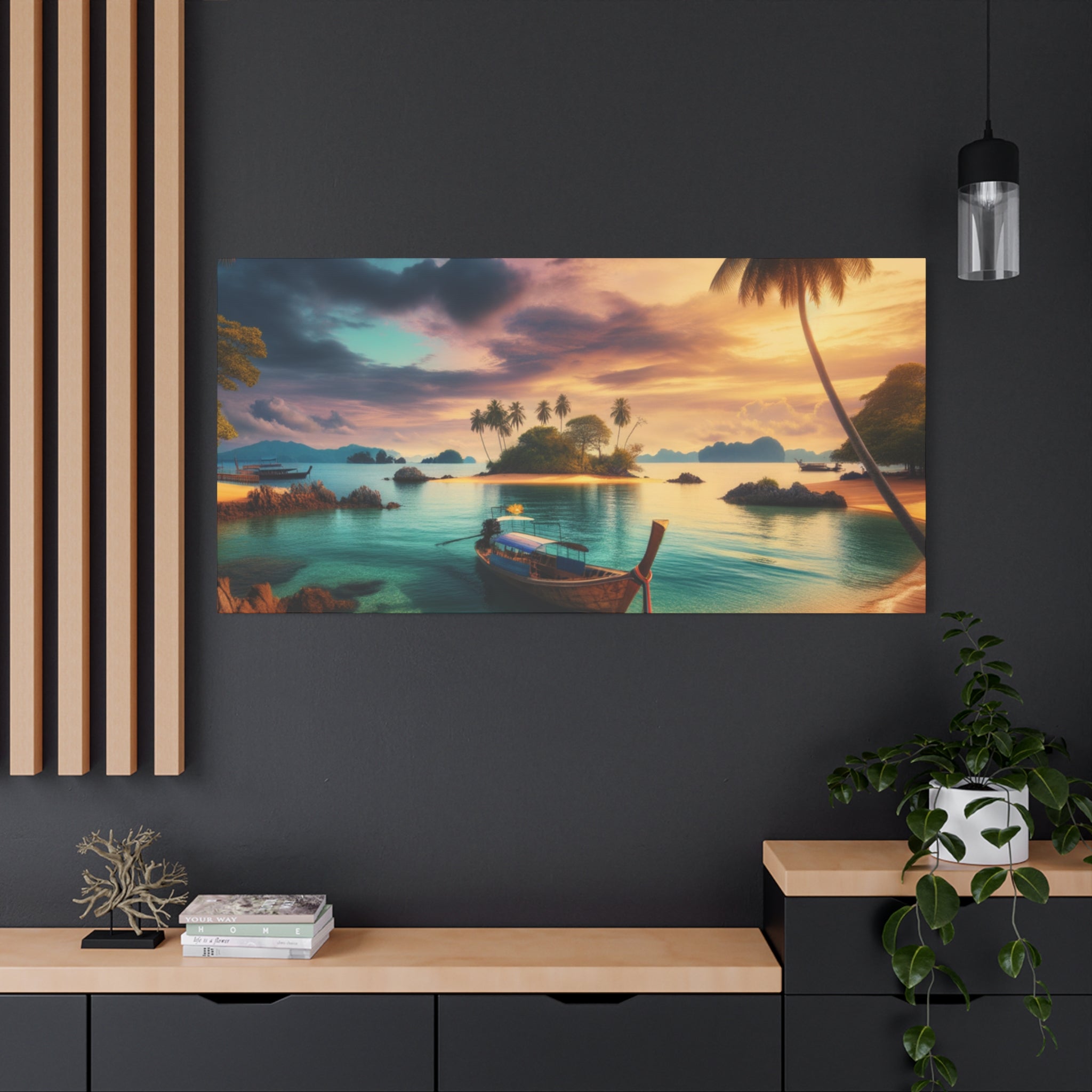 Entdecke die Schönheit Thailands: Atemberaubende Strand- und Meereslandschaften für Dein Zuhause       - Canvas  - Wandbild