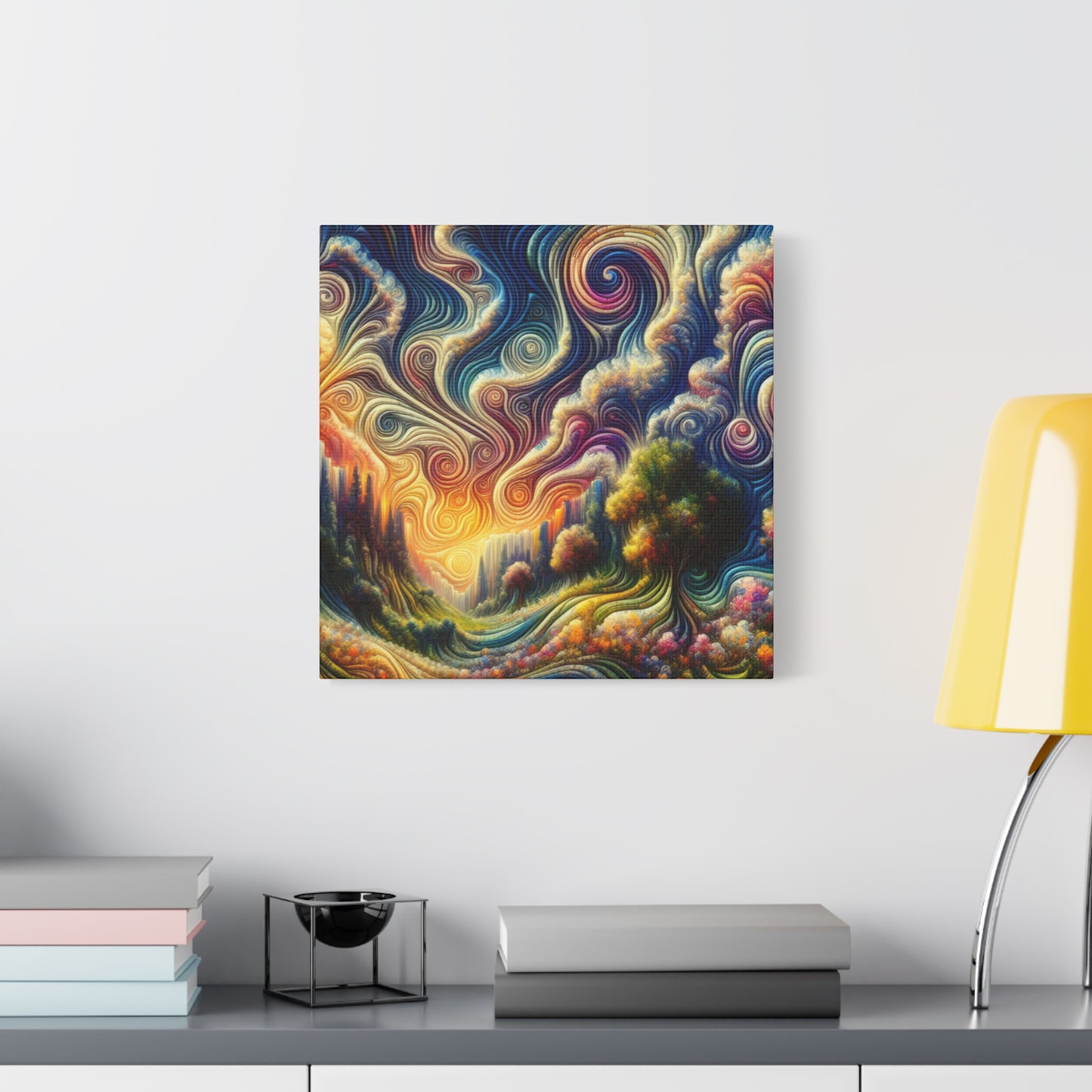 bebender Himmel von Edgar Bellefontaine    -Canvas -Wandgemälde