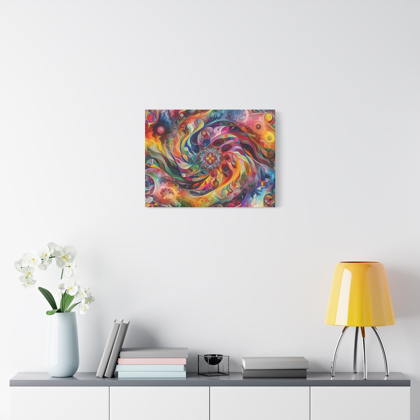 Bunte Spirale von Alabaster Fenton Fields    -Canvas -Wandgemälde